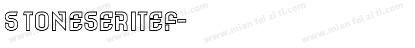 S toneSeritEF字体转换